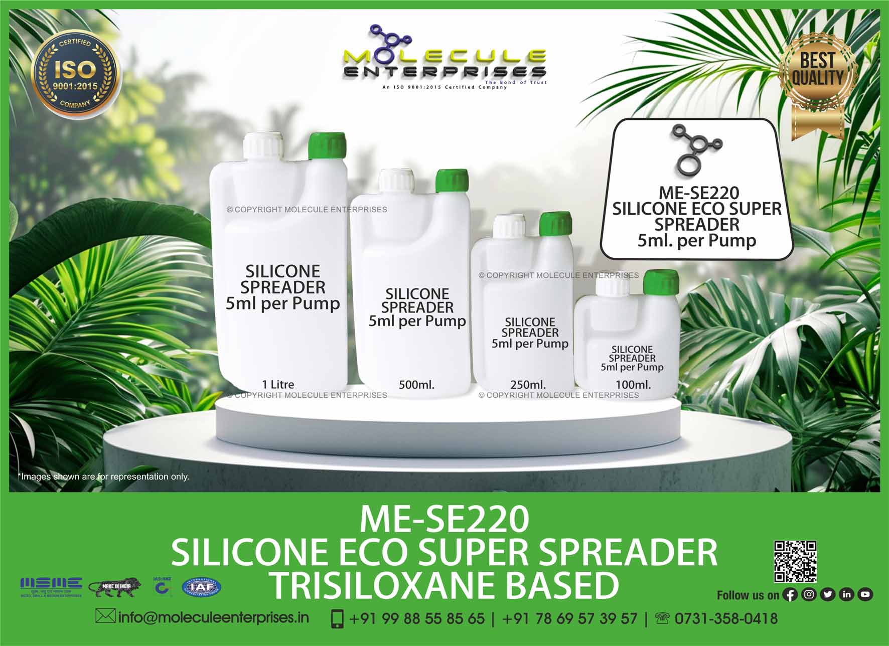 silicone spreader non ionic adjuvant chipko