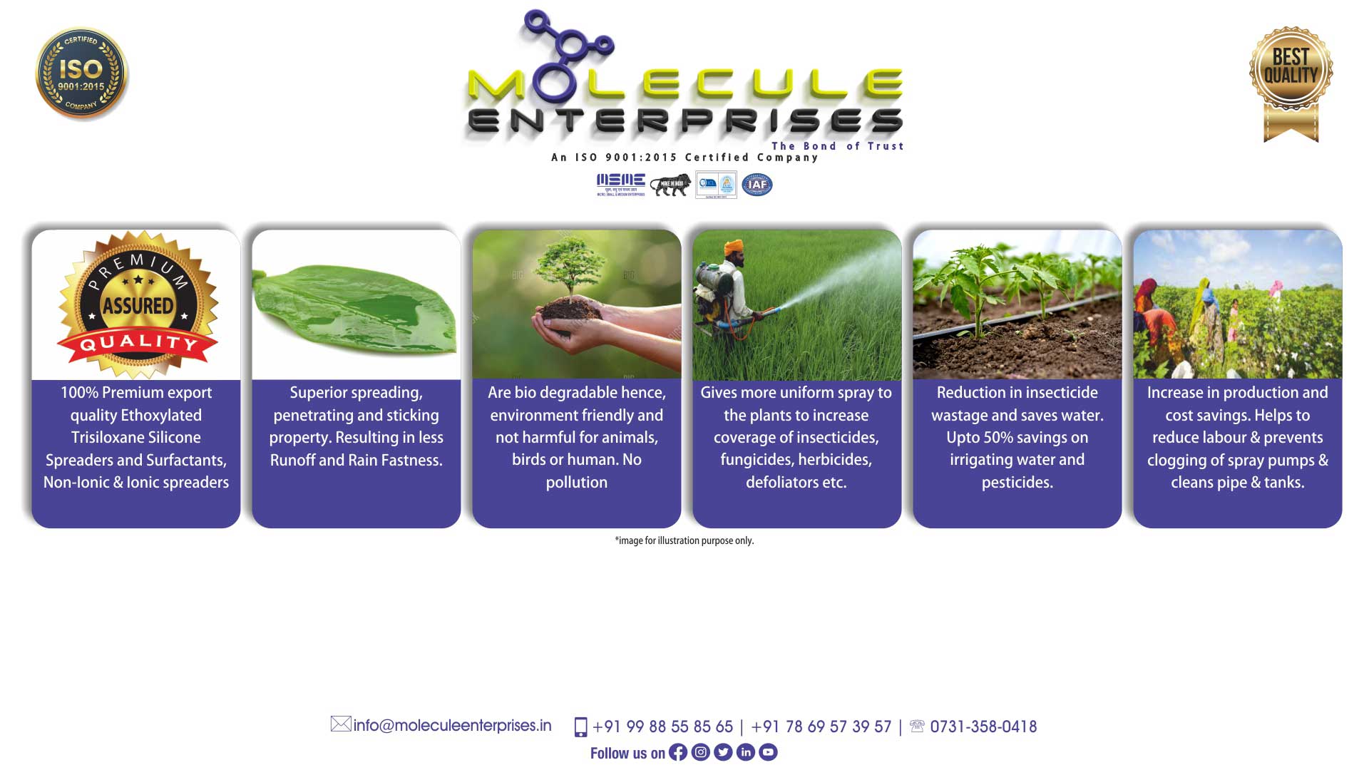 Trisiloxane Ethoxylate Silicone super Spreader manufacturers