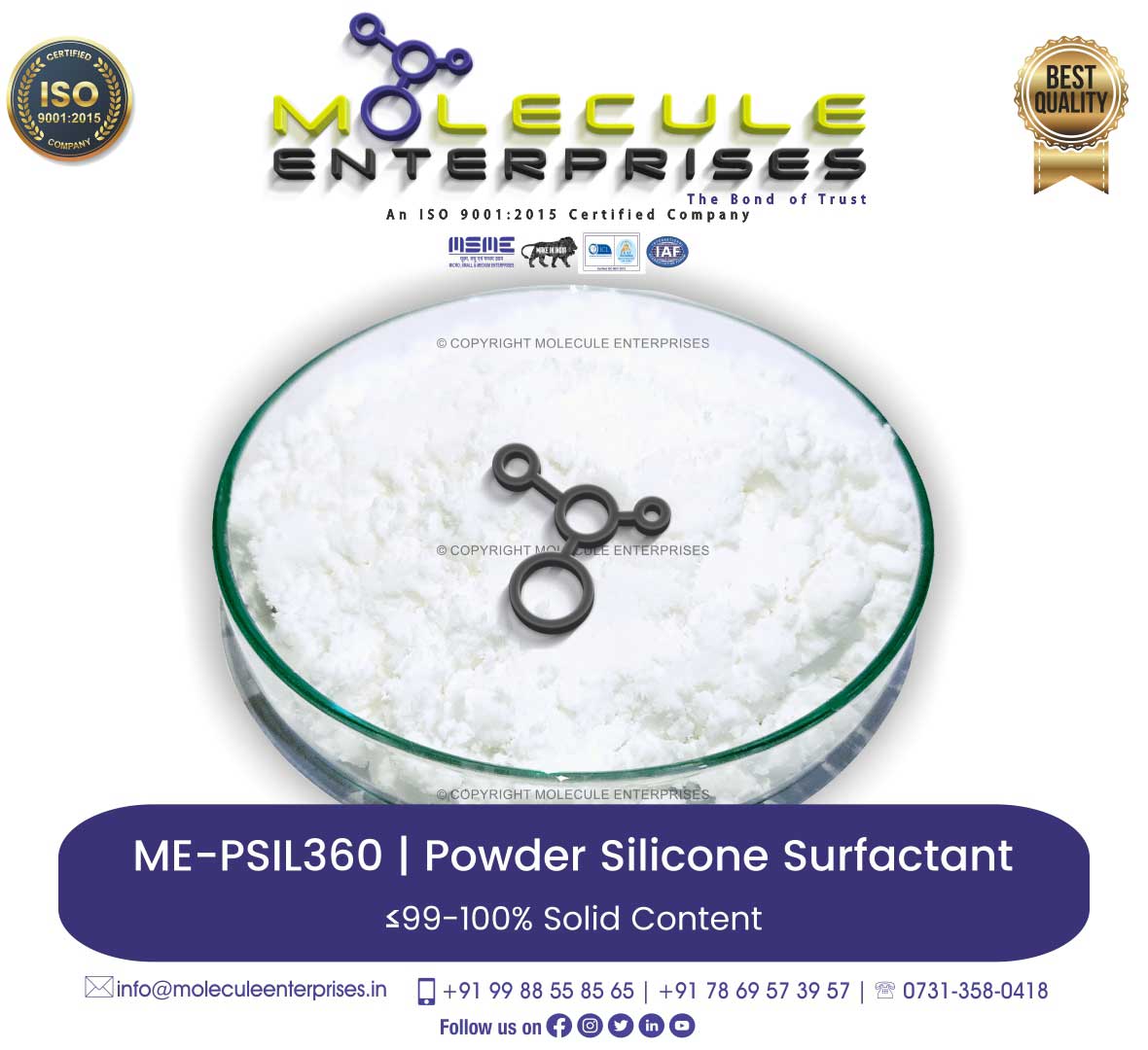SIL 360 trisiloxane ethoxylate silicone spreader powder technical grade adjuvant