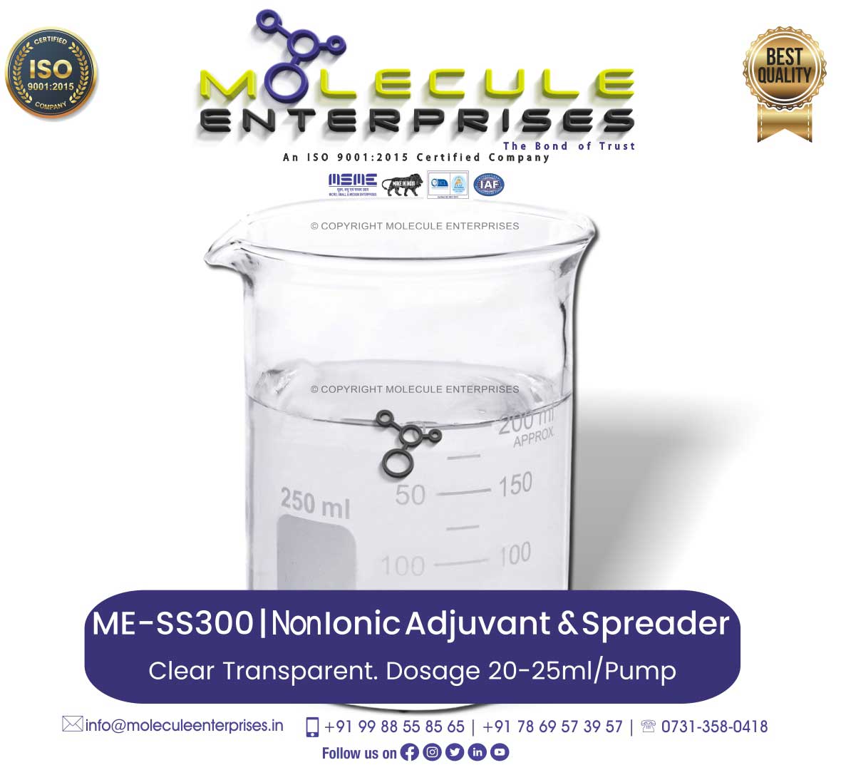 non ionic spreader adjuvant chipko sticker