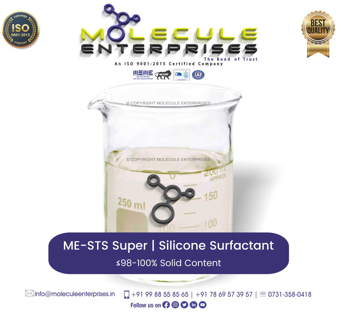trisiloxane ethoxylate silicone spreader
